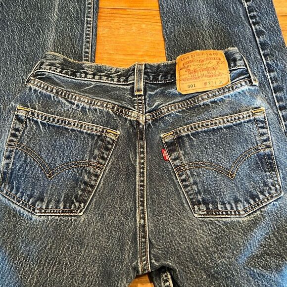 Vintage Levi’s 501 Jeans USA for Women 27 - Picture 4 of 11
